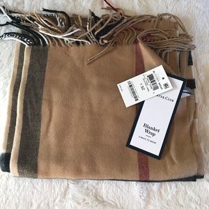 Burberry like print blanket scarf!